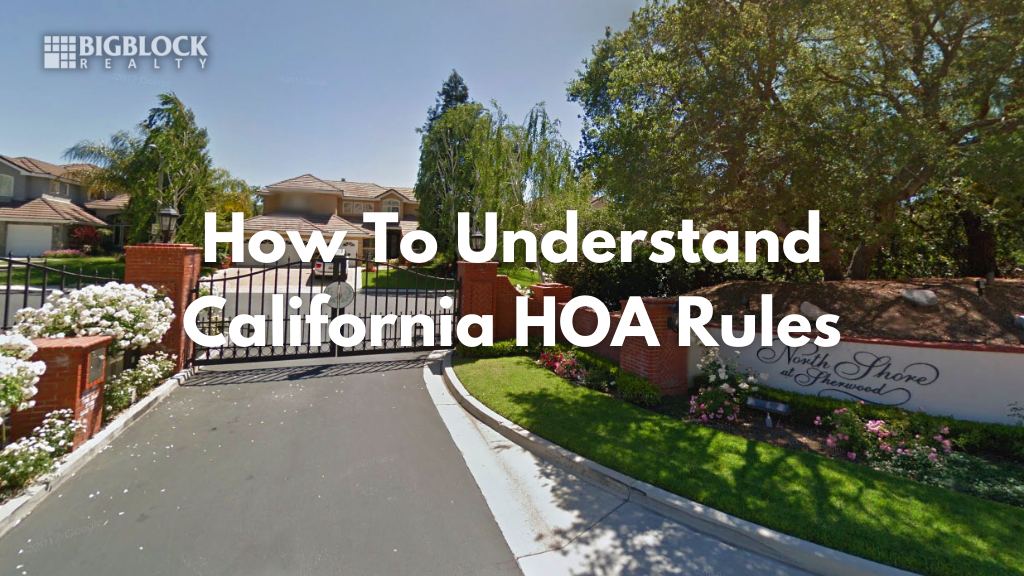 How To Understand California HOA Rules