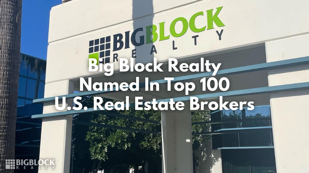 Big Block Realty Named In Top 100 RE Brokers In The United States